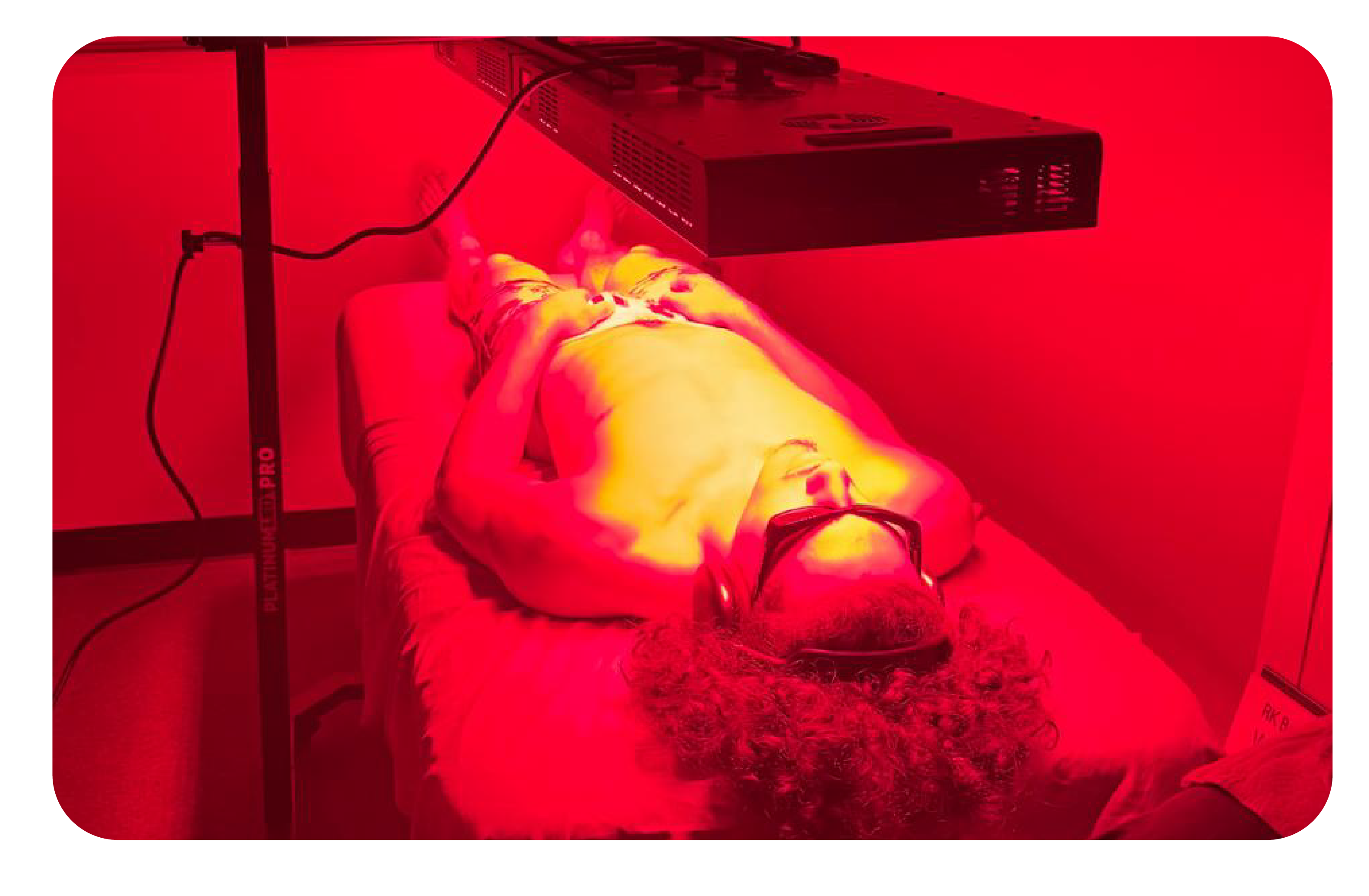 Platinum LED Red Light Therapy session